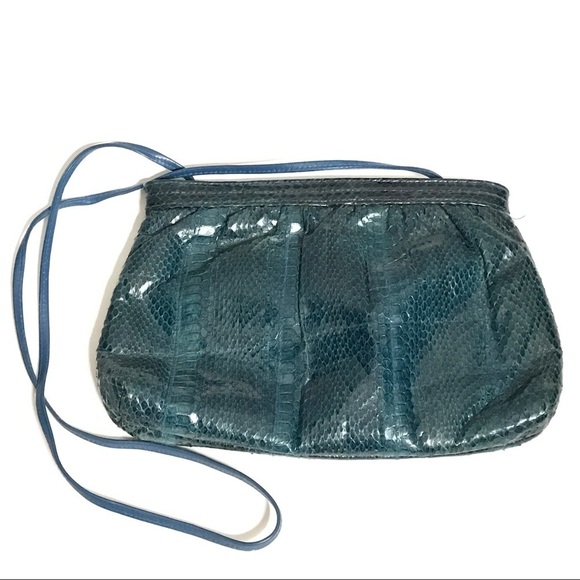 PIERRE CARDIN Vintage Snake Skin Cross Body - Picture 1 of 3
